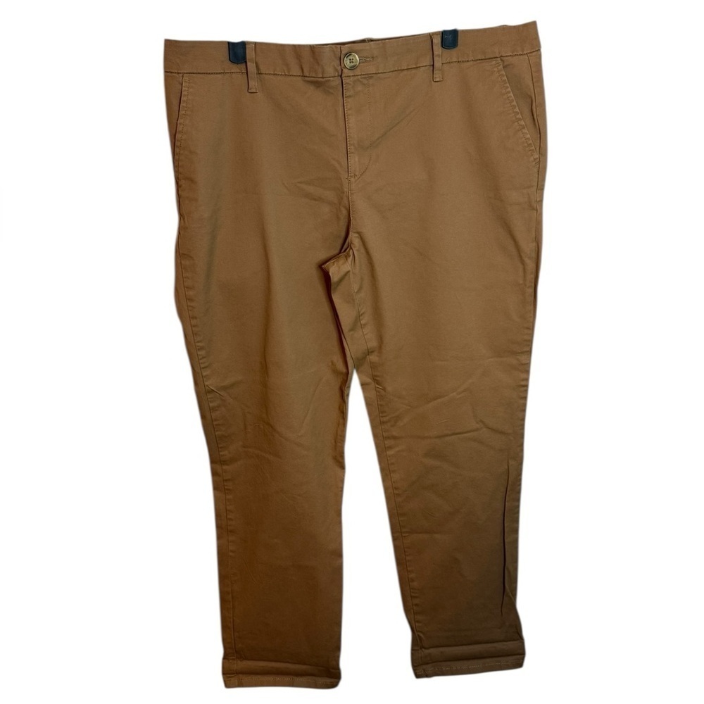 Tommy Hilfiger Tan Straight Leg Chino Pants